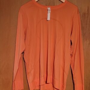 Lululemon Athletica Vibrant Orange Top